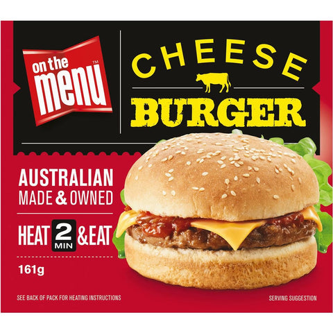On the Menu cheese burgers