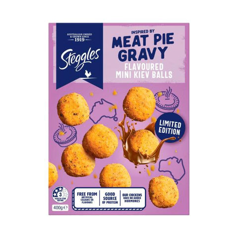 Steggles gravy chicken Kiev balls 400g