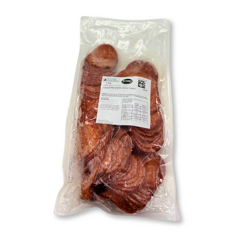 Primo Hot Salami Slices Frozen 1kg