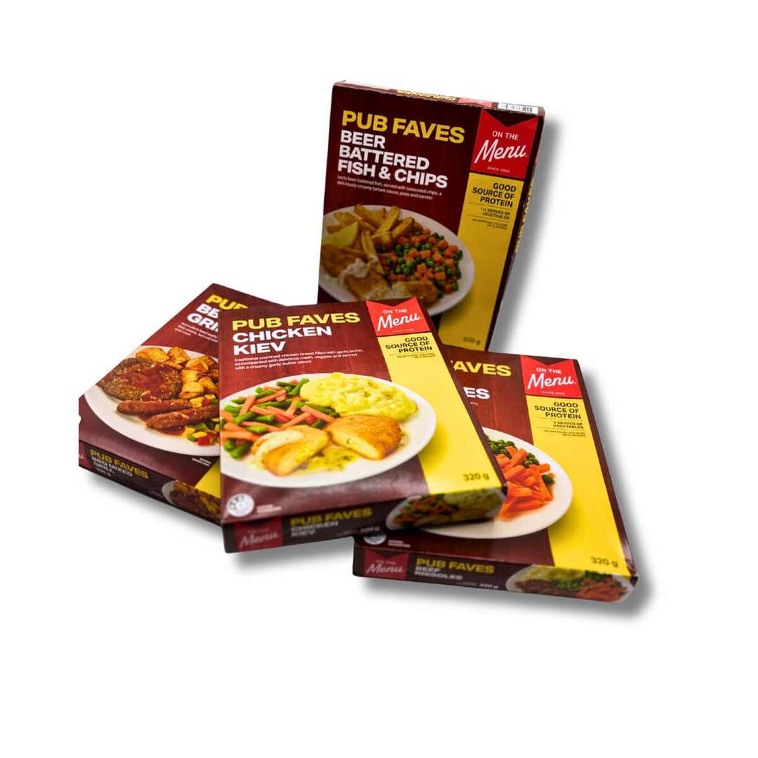 On The Menu Frozen Meals Varieties 400g – Discount Grocery Warehouse