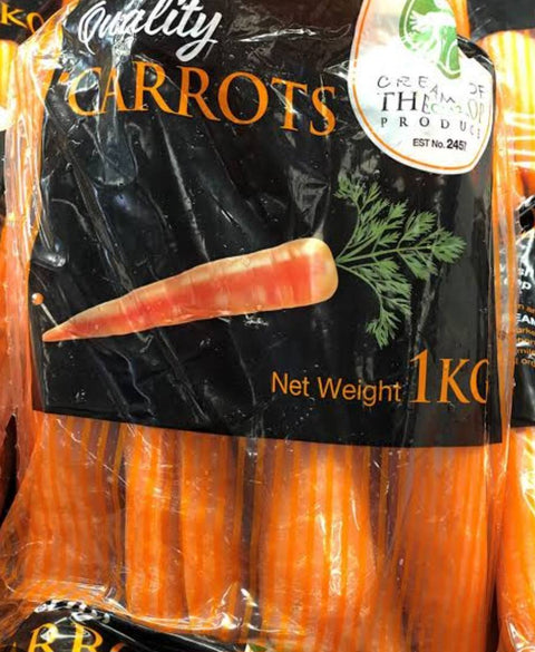 1kg pp Carrots