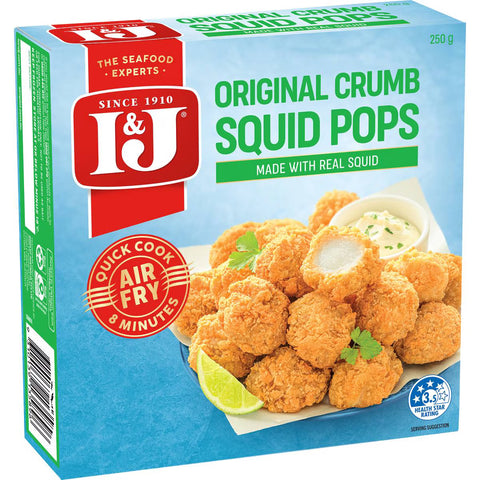 I&J Squid Pops 250g