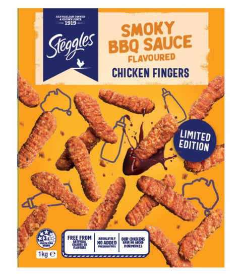 Steggles 1kg bbq chicken fingers
