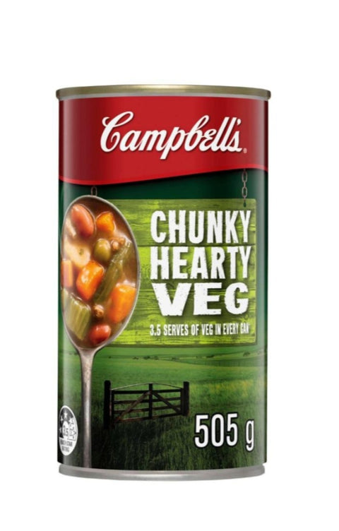 Campbell's Chunky Hearty Veg Soup 505g